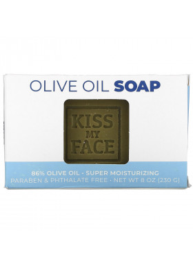 Kiss My Face, Olive Oil Soap, Fragrance Free, 8 oz (230 g)