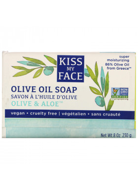 Kiss My Face, Olive Oil Soap, Olive & Aloe, 8 oz (230 g)