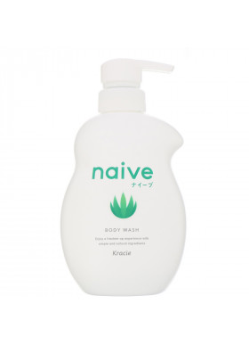 Kracie, Naive, Body Wash, Aloe, 17.9 fl oz (530 ml)