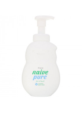 Kracie, Naive, Foaming Body Wash, Pure, 18.6 fl oz (550 ml)