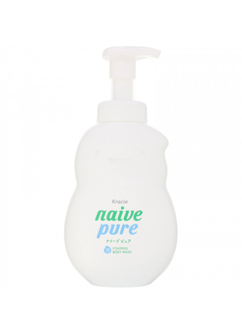Kracie, Naive, Foaming Body Wash, Pure, 18.6 fl oz (550 ml)