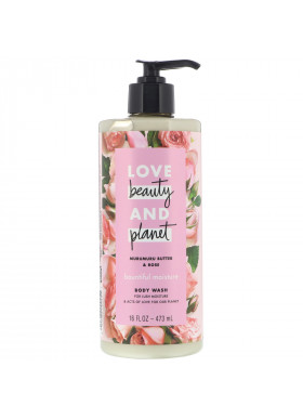 Love Beauty and Planet, Bountiful Moisture Body Wash, Murumuru Butter & Rose, 16 fl oz (473 ml)