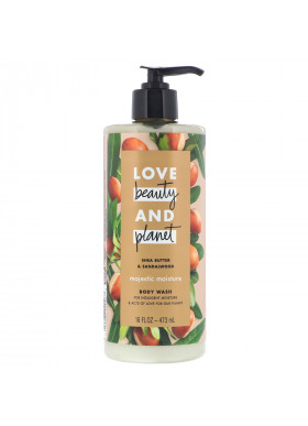 Love Beauty and Planet, Majestic Moisture Body Wash, Shea Butter & Sandalwood, 16 fl oz (473 ml)