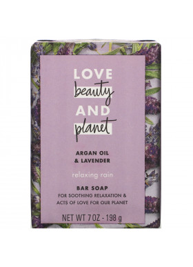 Love Beauty and Planet, Relaxing Rain, Bar Soap, Argan Oil & Lavender, 7 oz (198 g)