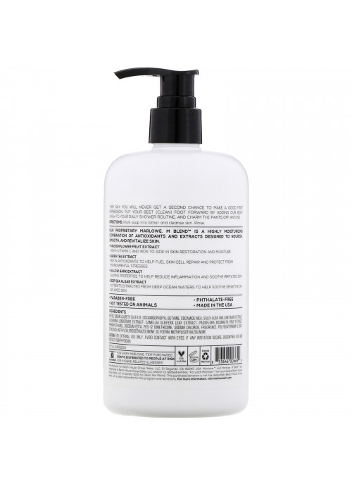 Marlowe, Men's Body Wash, No. 103, 16 fl oz (473.2 ml)