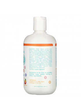 Mild By Nature, Tear-Free Baby Shampoo & Body Wash, Peach, 12.85 fl oz (380 ml)