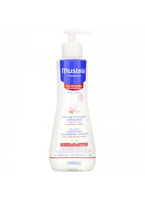 Mustela, Baby, No-Rinse Soothing Cleansing Water, 10.14 fl oz (300 ml)