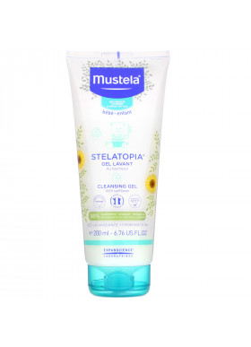 Mustela, Stelatopia Cleansing Gel with Sunflower, 6.76 fl oz (200 ml)