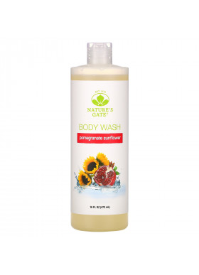 Nature's Gate, Pomegranate Sunflower Body Wash, 16 fl oz (473 ml)
