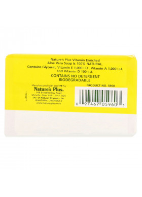 Nature's Plus, Aloe Vera Soap, 3 oz