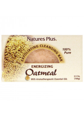 Nature's Plus, Oatmeal Exfoliating Cleansing Bar, 3.5 oz. (100 g)