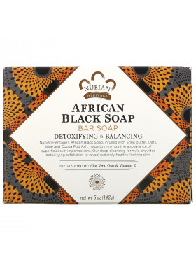 Nubian Heritage, African Black Bar Soap, 5 oz (142 g)