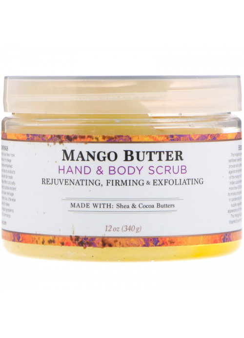 Nubian Heritage, Hand & Body Scrub, Mango Butter, 12 oz (340 g)