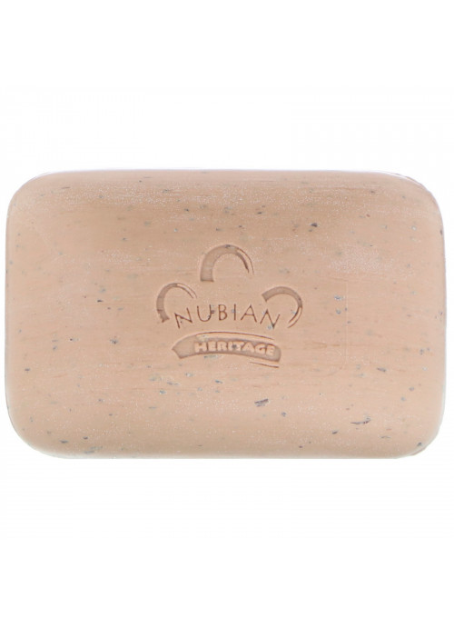 Nubian Heritage, Peppermint & Aloe Bar Soap, 5 oz (142 g)