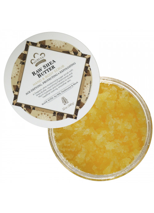 Nubian Heritage, Raw Shea Butter, Hand & Body Scrub, 12 oz (340 g)