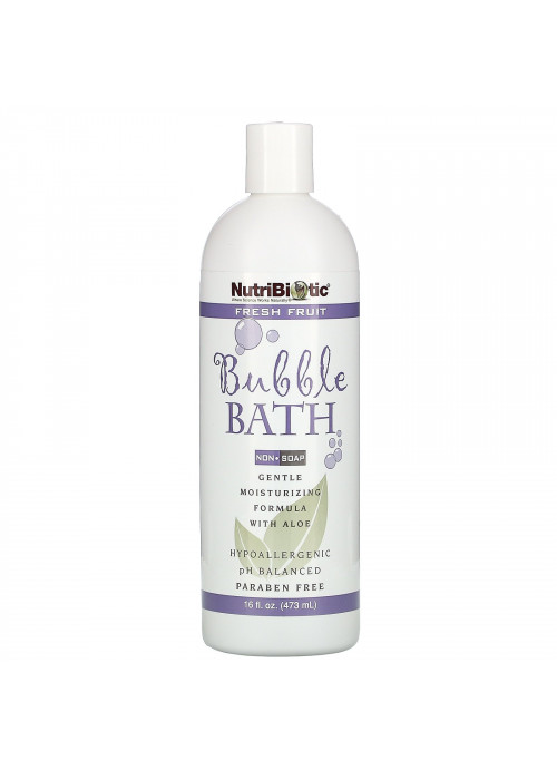 NutriBiotic, Bubble Bath, Non-Soap, Fresh Fruit, 16 fl oz (473 ml)