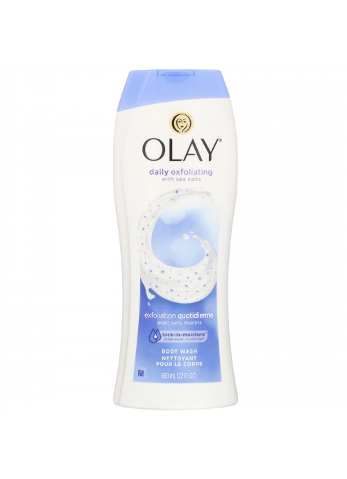 Olay, Daily Exfoliating Body Wash,  with Sea Salts, 22 fl oz (650 ml)