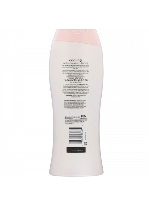 Olay, Fresh Outlast Body Wash, Cooling White Strawberry & Mint, 22 fl oz (650 ml)