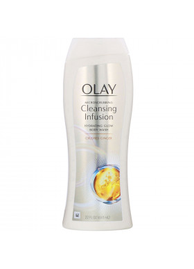 Olay, Microscrubbing Cleansing Infusion Body Wash, Crushed Ginger, 22 fl oz (650 ml)