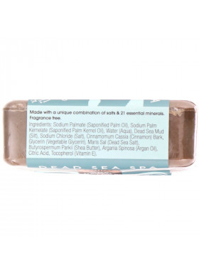 One with Nature, Triple Milled Mineral Soap Bar, Dead Sea Mud, Fragrance-Free, 7 oz (200 g)