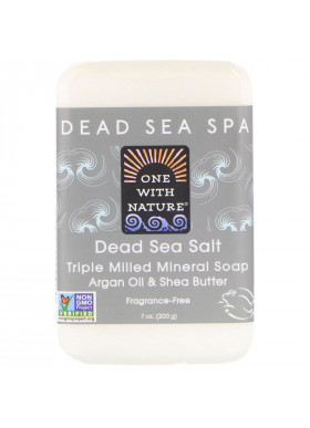 One with Nature, Triple Milled Mineral Soap, Fragrance Free, 7 oz (200 g)