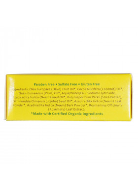 Organix South, TheraNeem Naturals, Neem Therapé Cleansing Bar, Neem Leaf, Oil & Bark, 4 oz (113 g)