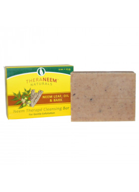 Organix South, TheraNeem Naturals, Neem Therapé Cleansing Bar, Neem Leaf, Oil & Bark, 4 oz (113 g)