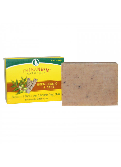 Organix South, TheraNeem Naturals, Neem Therapé Cleansing Bar, Neem Leaf, Oil & Bark, 4 oz (113 g)