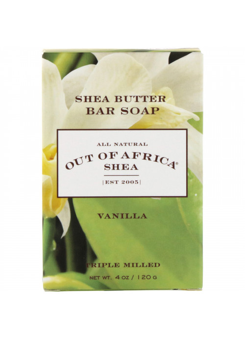 Out of Africa, Pure Shea Butter Bar Soap, Vanilla, 4 oz (120 g)