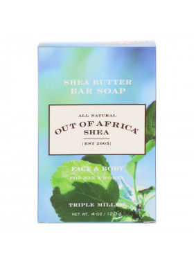 Out of Africa, Shea Butter Bar Soap, Face & Body, 4 oz (120 g)