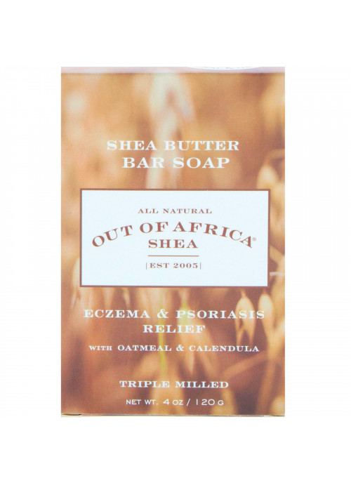 Out of Africa, Shea Butter Bar Soap, Oatmeal & Calendula, 4 oz (120 g)