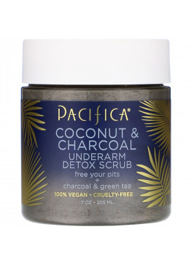 Pacifica, Coconut & Charcoal, Underarm Detox Scrub, 7 oz (205 ml)