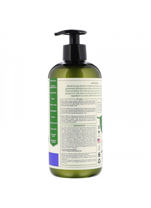 Petal Fresh, Pure, Soothing Bath & Shower Gel, Lavender, 16 fl oz (475 ml)