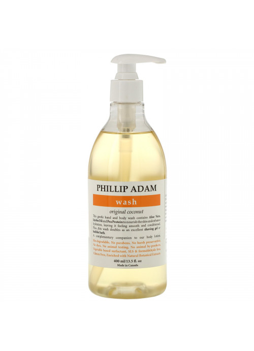 Phillip Adam, Wash, Original Coconut, 13.5 fl oz (400 ml)