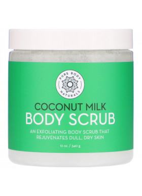 Pure Body Naturals, Coconut Milk Body Scrub, 12 oz (340 g)