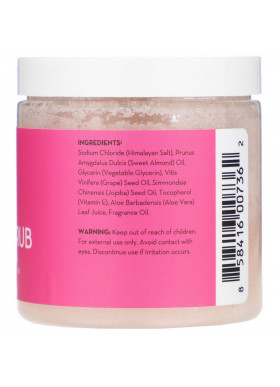 Pure Body Naturals, Himalayan Pink Salt Scrub , 12 oz (340 g)