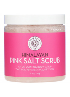 Pure Body Naturals, Himalayan Pink Salt Scrub , 12 oz (340 g)