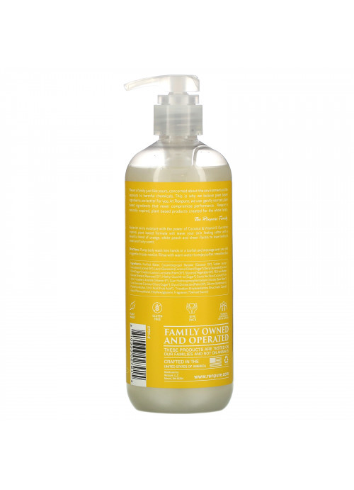 Renpure, Coconut + Vitamin E, Hydrate + Replenish Body Wash, 19 fl oz (561 ml)