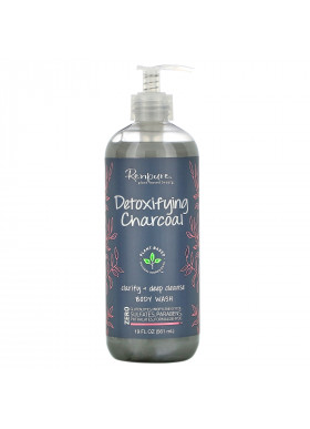 Renpure, Detoxifying Charcoal, Clarifying + Deep Cleanse Body Wash, 19 fl oz (561 ml)