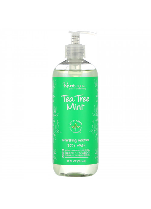 Renpure, Tea Tree Mint, Refreshing Moisture Body Wash, 19 fl oz (561 ml)