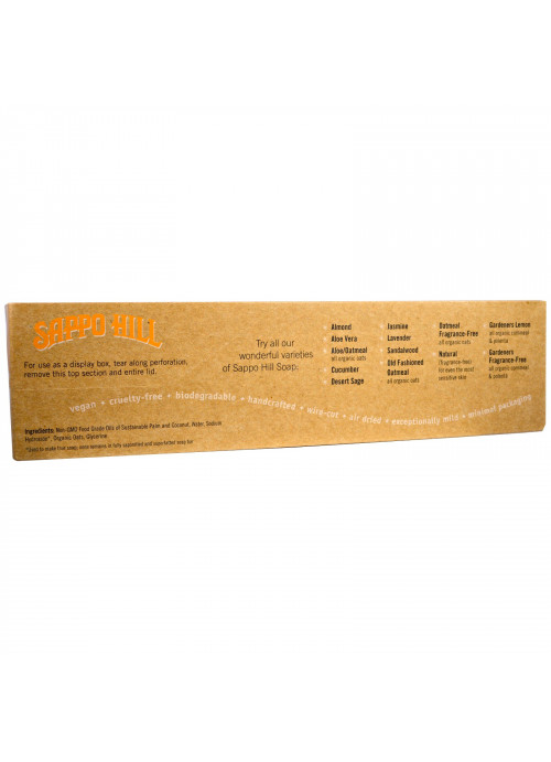 Sappo Hill, Glyceryne Cream Soap, Oatmeal, Fragrance-Free, 12 Bars, 3.5 oz (100 g) Each