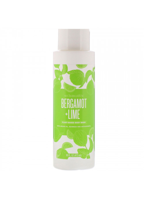 Schmidt's, Plant-Based Body Wash, Bergamot + Lime, 16 fl oz (473 ml)