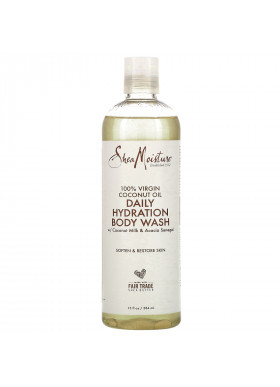 SheaMoisture, 100% Virgin Coconut Oil, Daily Hydration Body Wash, 13 fl oz (384 ml)