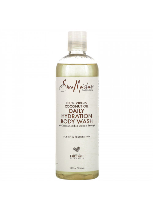 SheaMoisture, 100% Virgin Coconut Oil, Daily Hydration Body Wash, 13 fl oz (384 ml)