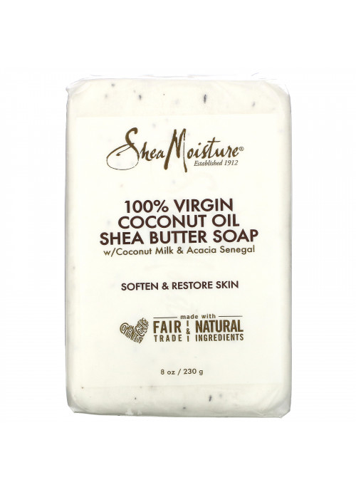 SheaMoisture, 100% Virgin Coconut Oil Shea Butter Soap, 8 oz (230 g)