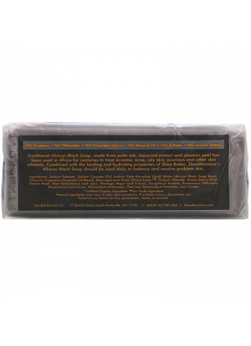 SheaMoisture, African Black Soap with Shea Butter, 8 oz (230 g)