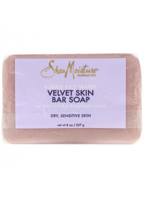 SheaMoisture, Purple Rice Water, Velvet Skin Bar Soap, 8 oz (227 g)