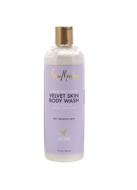 SheaMoisture, Purple Rice Water, Velvet Skin Body Wash, 13 fl oz (384 ml)