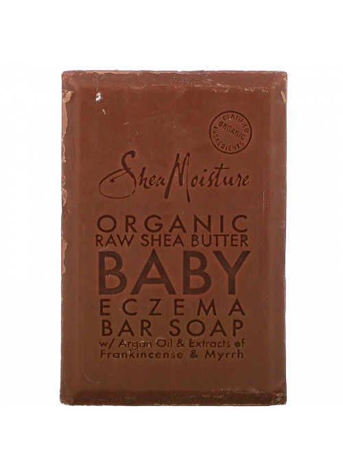 SheaMoisture, Raw Shea Chamomile & Argan Oil Baby Bar Soap with Frankincense & Myrrh, 5 oz (142 g)