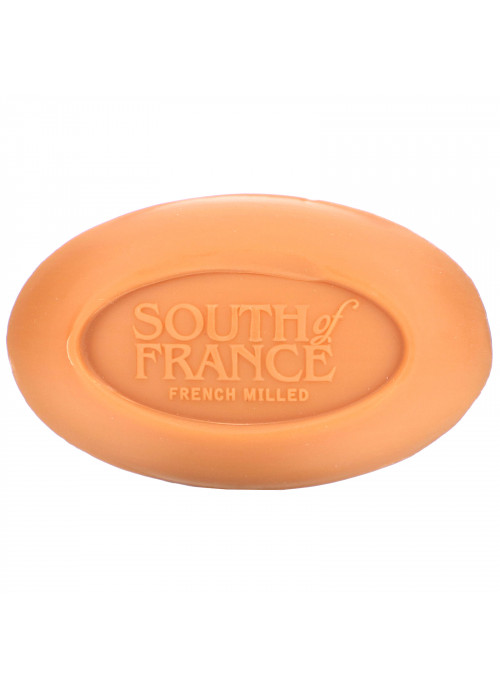 South of France, French Milled Bar Soap with Organic Shea Butter, Glazed Apricots, 6 oz (170 g)